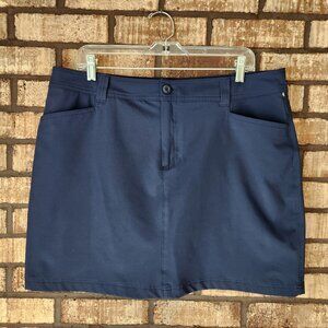 Eddie Bauer Blue Strech Skort Size 16